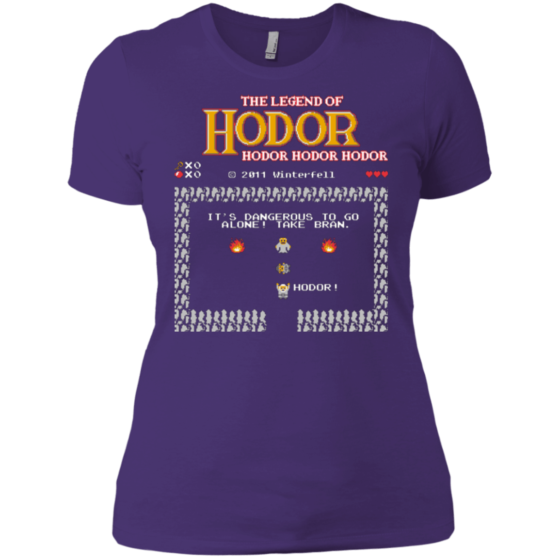 T-Shirts Purple / X-Small Legend of Hodor Women's Premium T-Shirt