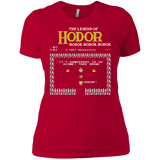 T-Shirts Red / X-Small Legend of Hodor Women's Premium T-Shirt