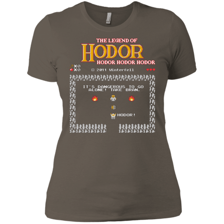 T-Shirts Warm Grey / X-Small Legend of Hodor Women's Premium T-Shirt