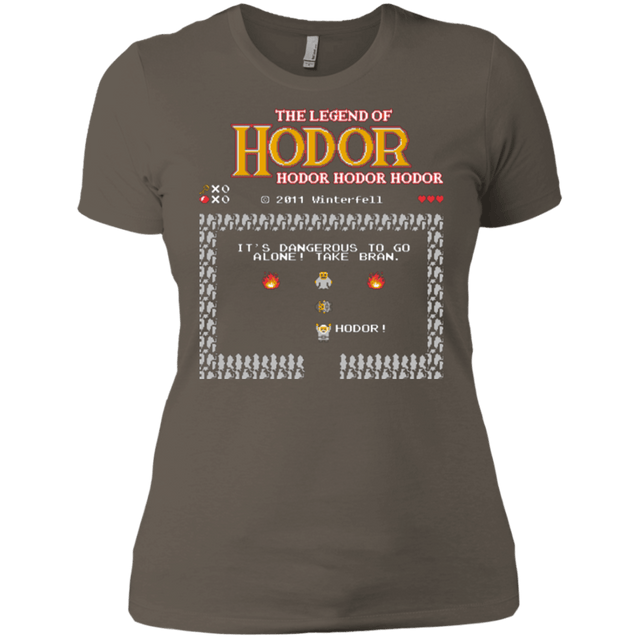 T-Shirts Warm Grey / X-Small Legend of Hodor Women's Premium T-Shirt