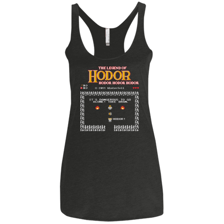 T-Shirts Vintage Black / X-Small Legend of Hodor Women's Triblend Racerback Tank