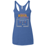 T-Shirts Vintage Royal / X-Small Legend of Hodor Women's Triblend Racerback Tank