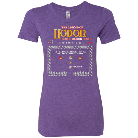 T-Shirts Purple Rush / Small Legend of Hodor Women's Triblend T-Shirt