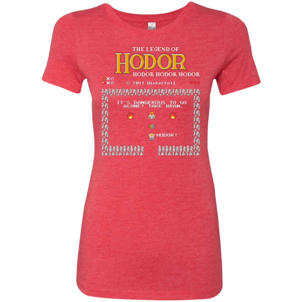 T-Shirts Vintage Red / Small Legend of Hodor Women's Triblend T-Shirt