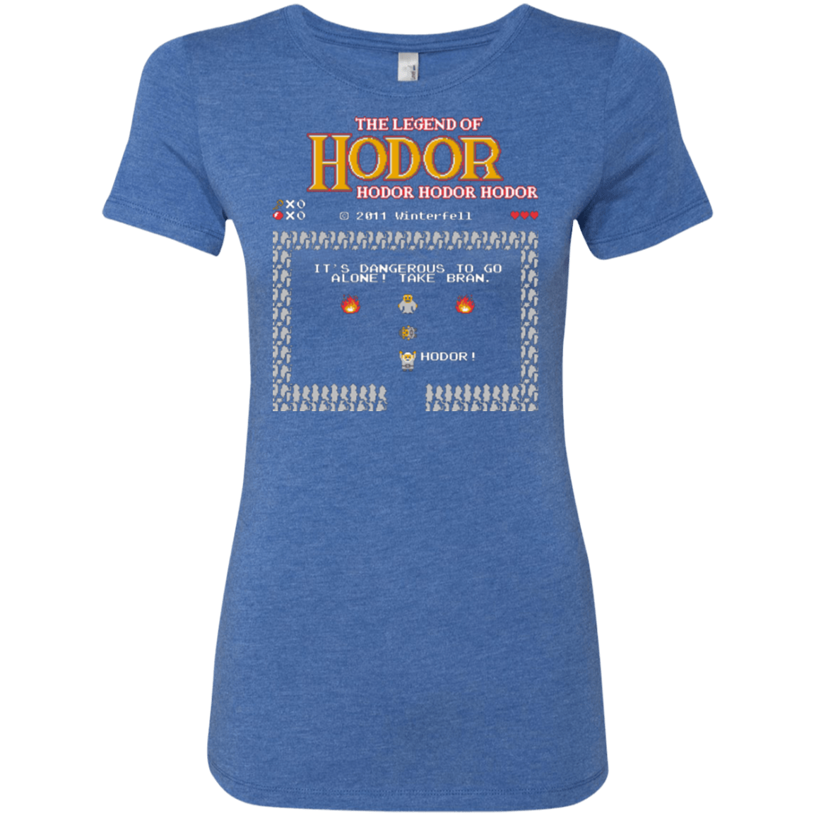 T-Shirts Vintage Royal / Small Legend of Hodor Women's Triblend T-Shirt