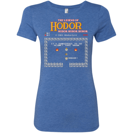 T-Shirts Vintage Royal / Small Legend of Hodor Women's Triblend T-Shirt