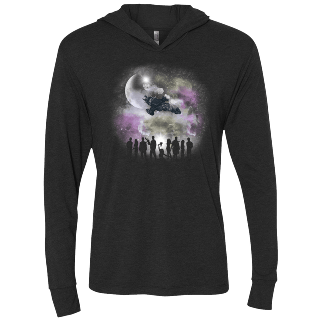 T-Shirts Vintage Black / X-Small Legend of Serenity Triblend Long Sleeve Hoodie Tee