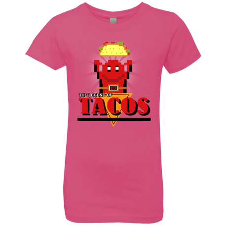 T-Shirts Hot Pink / YXS Legend of Tacos Girls Premium T-Shirt