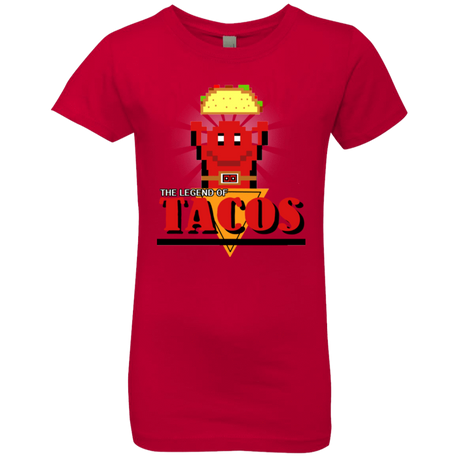 T-Shirts Red / YXS Legend of Tacos Girls Premium T-Shirt