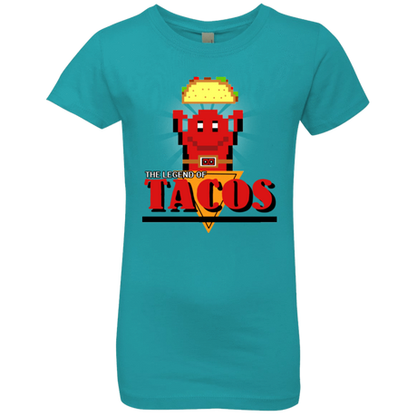 T-Shirts Tahiti Blue / YXS Legend of Tacos Girls Premium T-Shirt