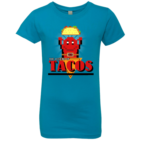 T-Shirts Turquoise / YXS Legend of Tacos Girls Premium T-Shirt