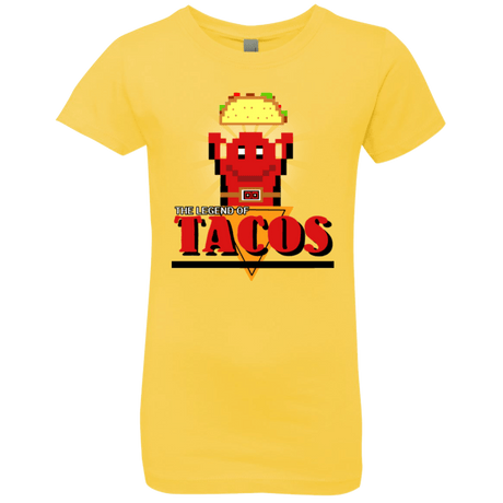 T-Shirts Vibrant Yellow / YXS Legend of Tacos Girls Premium T-Shirt