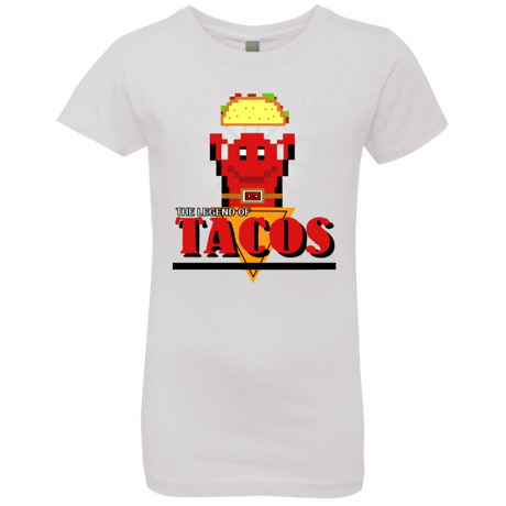 T-Shirts White / YXS Legend of Tacos Girls Premium T-Shirt