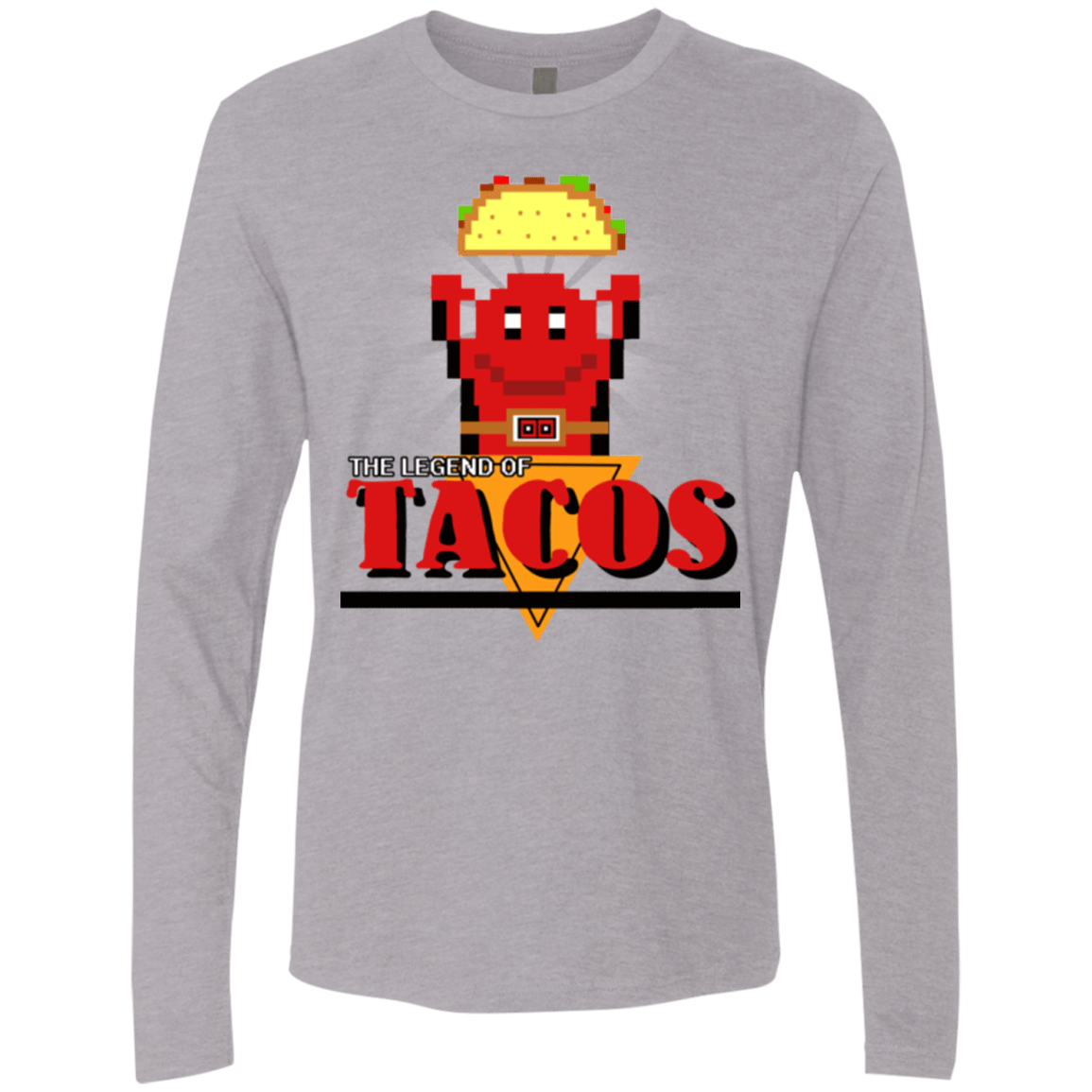 T-Shirts Heather Grey / Small Legend of Tacos Men's Premium Long Sleeve