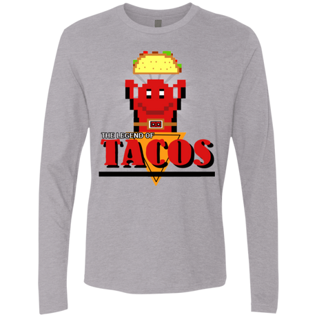 T-Shirts Heather Grey / Small Legend of Tacos Men's Premium Long Sleeve