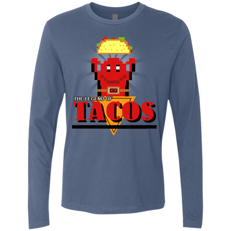 T-Shirts Indigo / Small Legend of Tacos Men's Premium Long Sleeve