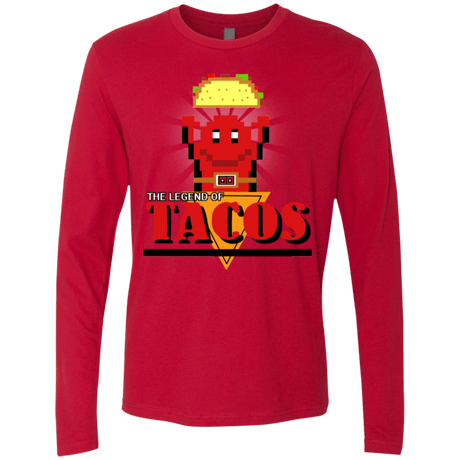 T-Shirts Red / Small Legend of Tacos Men's Premium Long Sleeve
