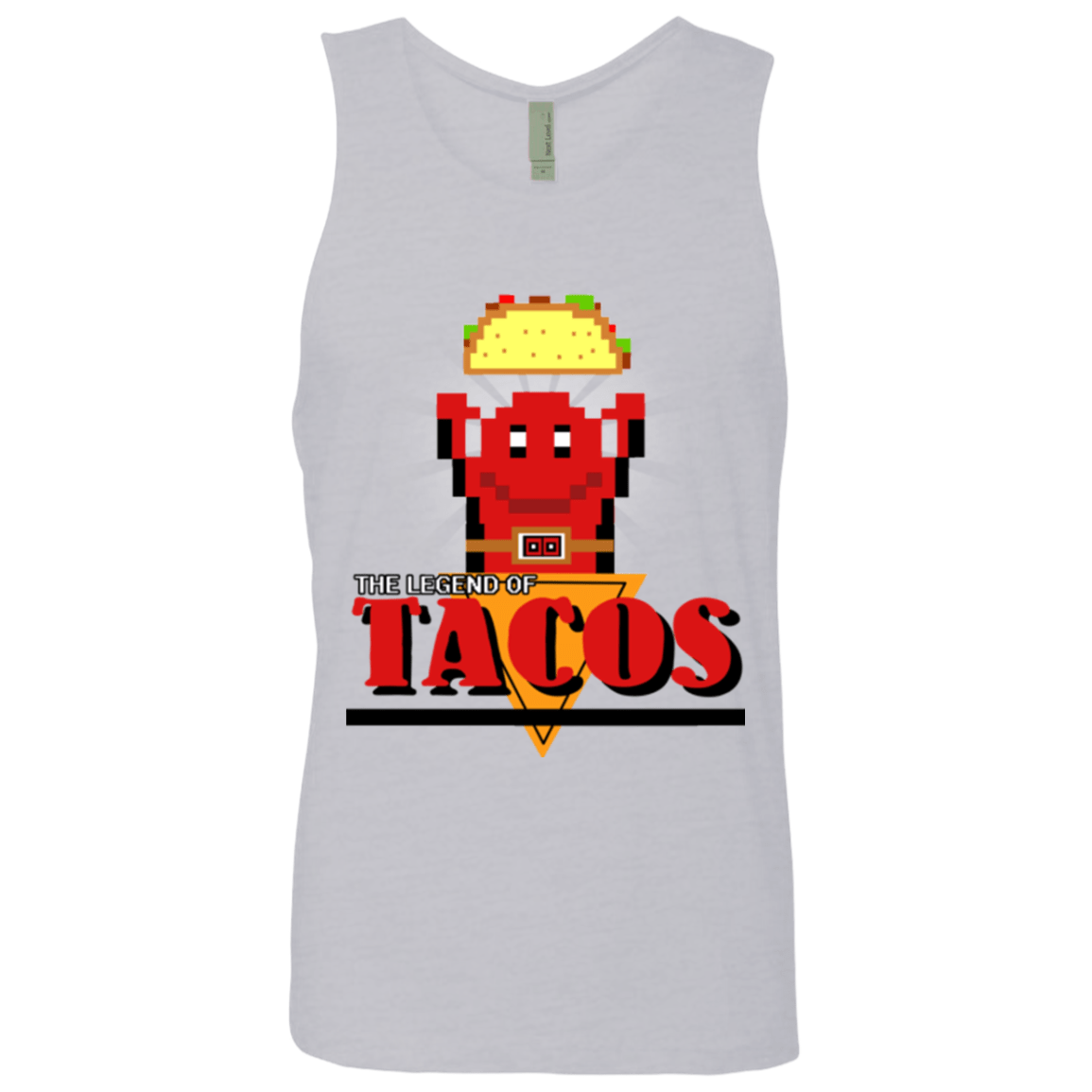 T-Shirts Heather Grey / Small Legend of Tacos Men's Premium Tank Top