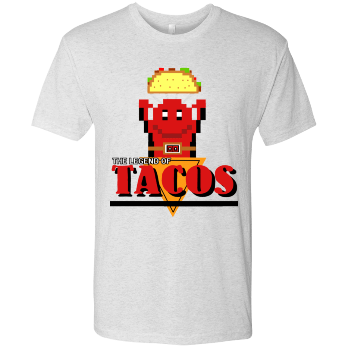 T-Shirts Heather White / Small Legend of Tacos Men's Triblend T-Shirt