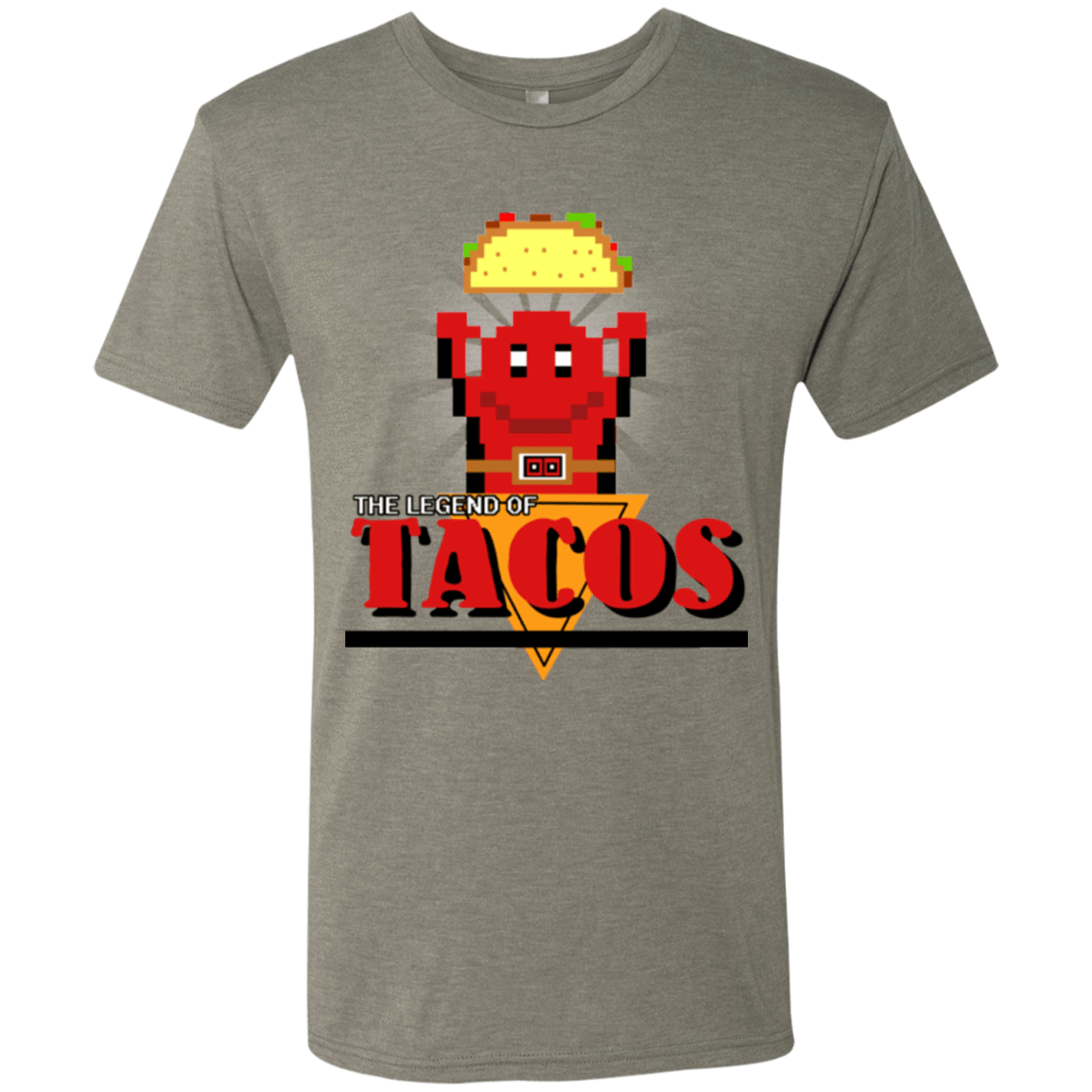 T-Shirts Venetian Grey / Small Legend of Tacos Men's Triblend T-Shirt