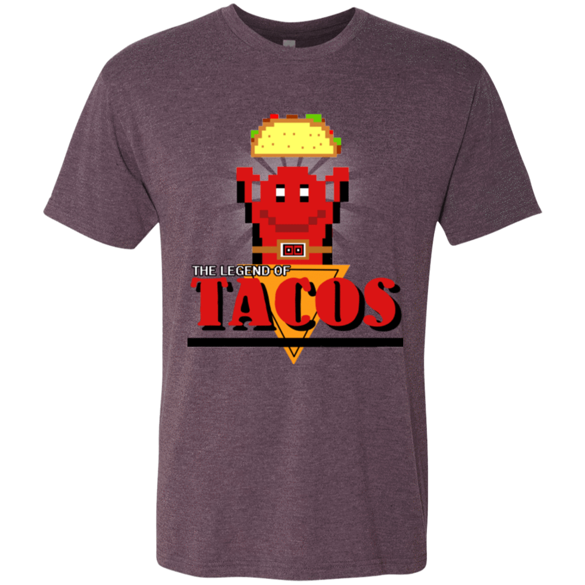 T-Shirts Vintage Purple / Small Legend of Tacos Men's Triblend T-Shirt