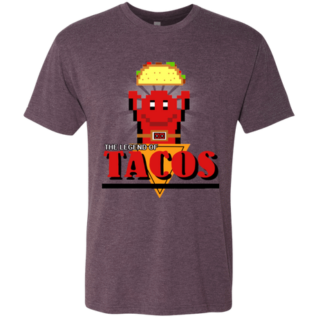 T-Shirts Vintage Purple / Small Legend of Tacos Men's Triblend T-Shirt