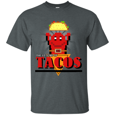 T-Shirts Dark Heather / Small Legend of Tacos T-Shirt