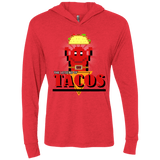 T-Shirts Vintage Red / X-Small Legend of Tacos Triblend Long Sleeve Hoodie Tee