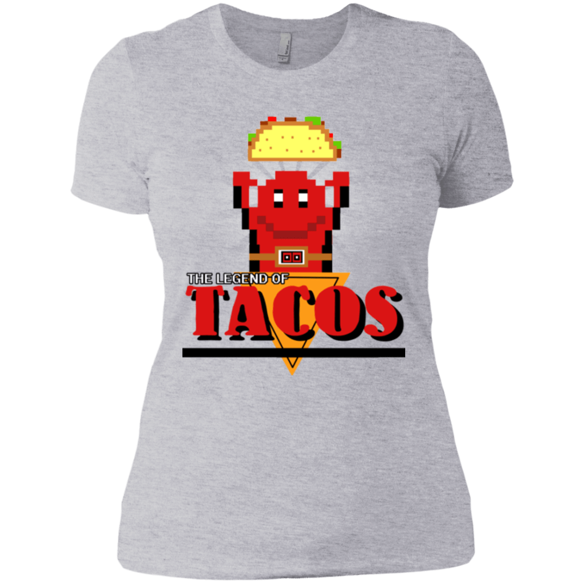 T-Shirts Heather Grey / X-Small Legend of Tacos Women's Premium T-Shirt