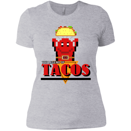 T-Shirts Heather Grey / X-Small Legend of Tacos Women's Premium T-Shirt