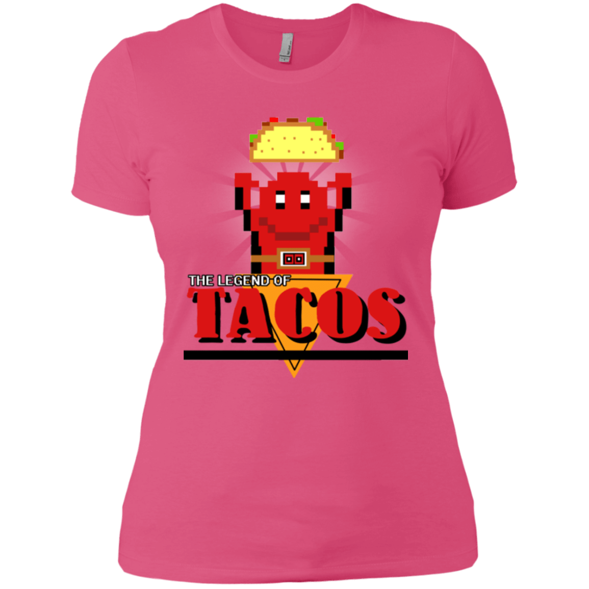 T-Shirts Hot Pink / X-Small Legend of Tacos Women's Premium T-Shirt