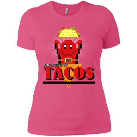 T-Shirts Hot Pink / X-Small Legend of Tacos Women's Premium T-Shirt