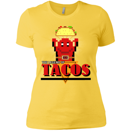 T-Shirts Vibrant Yellow / X-Small Legend of Tacos Women's Premium T-Shirt