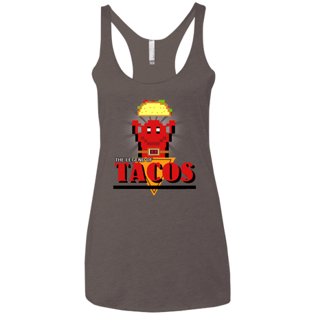 T-Shirts Macchiato / X-Small Legend of Tacos Women's Triblend Racerback Tank