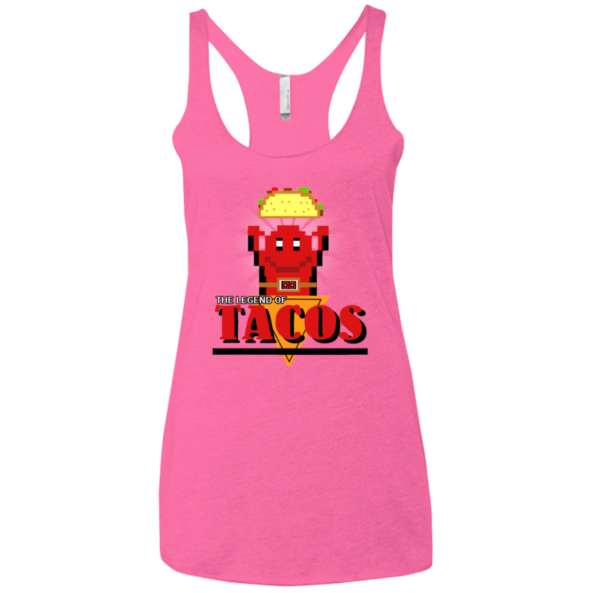 T-Shirts Vintage Pink / X-Small Legend of Tacos Women's Triblend Racerback Tank