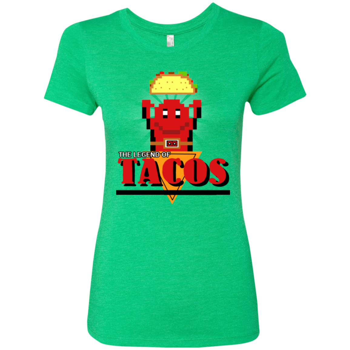 T-Shirts Envy / Small Legend of Tacos Women's Triblend T-Shirt