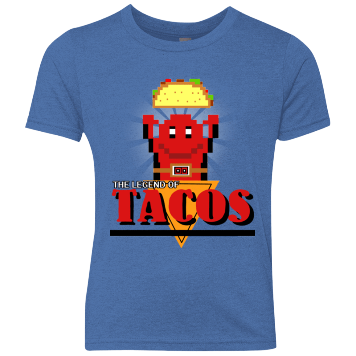 T-Shirts Vintage Royal / YXS Legend of Tacos Youth Triblend T-Shirt
