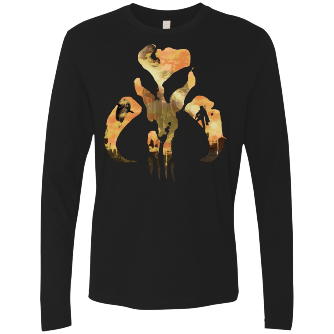 T-Shirts Black / Small Legend of The Bounty Hunter Men's Premium Long Sleeve