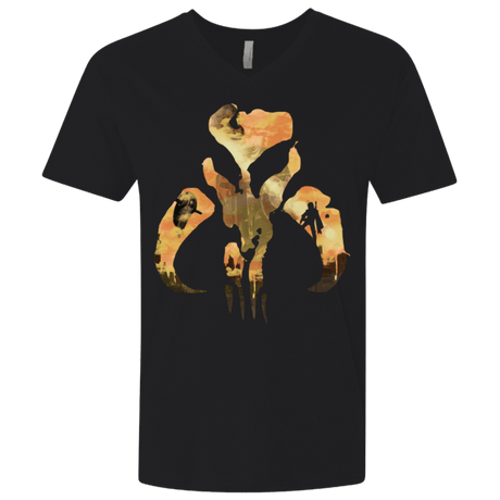 T-Shirts Black / X-Small Legend of The Bounty Hunter Men's Premium V-Neck