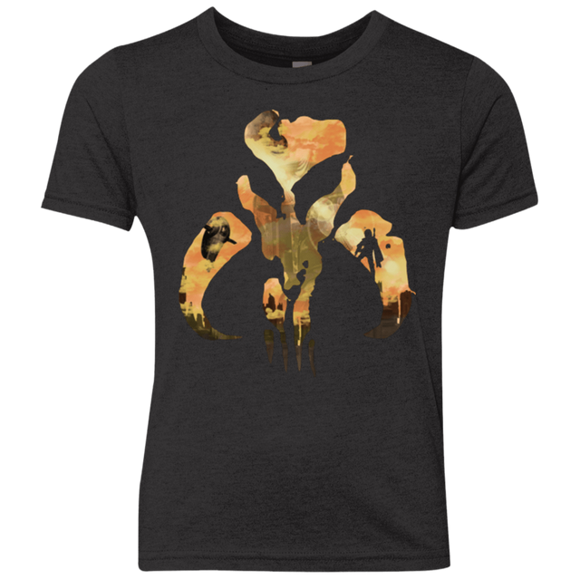 T-Shirts Vintage Black / YXS Legend of The Bounty Hunter Youth Triblend T-Shirt