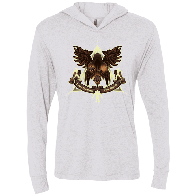 T-Shirts Heather White / X-Small LEGEND Triblend Long Sleeve Hoodie Tee