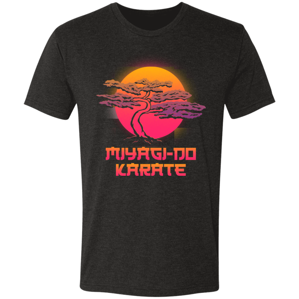 T-Shirts Vintage Black / S Legendary Dojo Sunset Men's Triblend T-Shirt