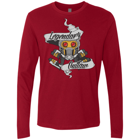 T-Shirts Cardinal / Small Legendary Outlaw Men's Premium Long Sleeve