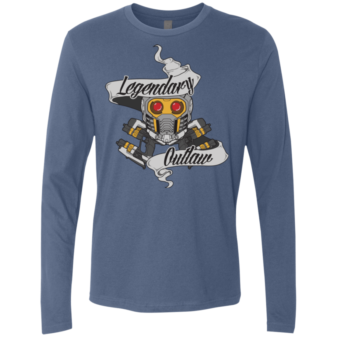 T-Shirts Indigo / Small Legendary Outlaw Men's Premium Long Sleeve
