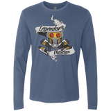 T-Shirts Indigo / Small Legendary Outlaw Men's Premium Long Sleeve