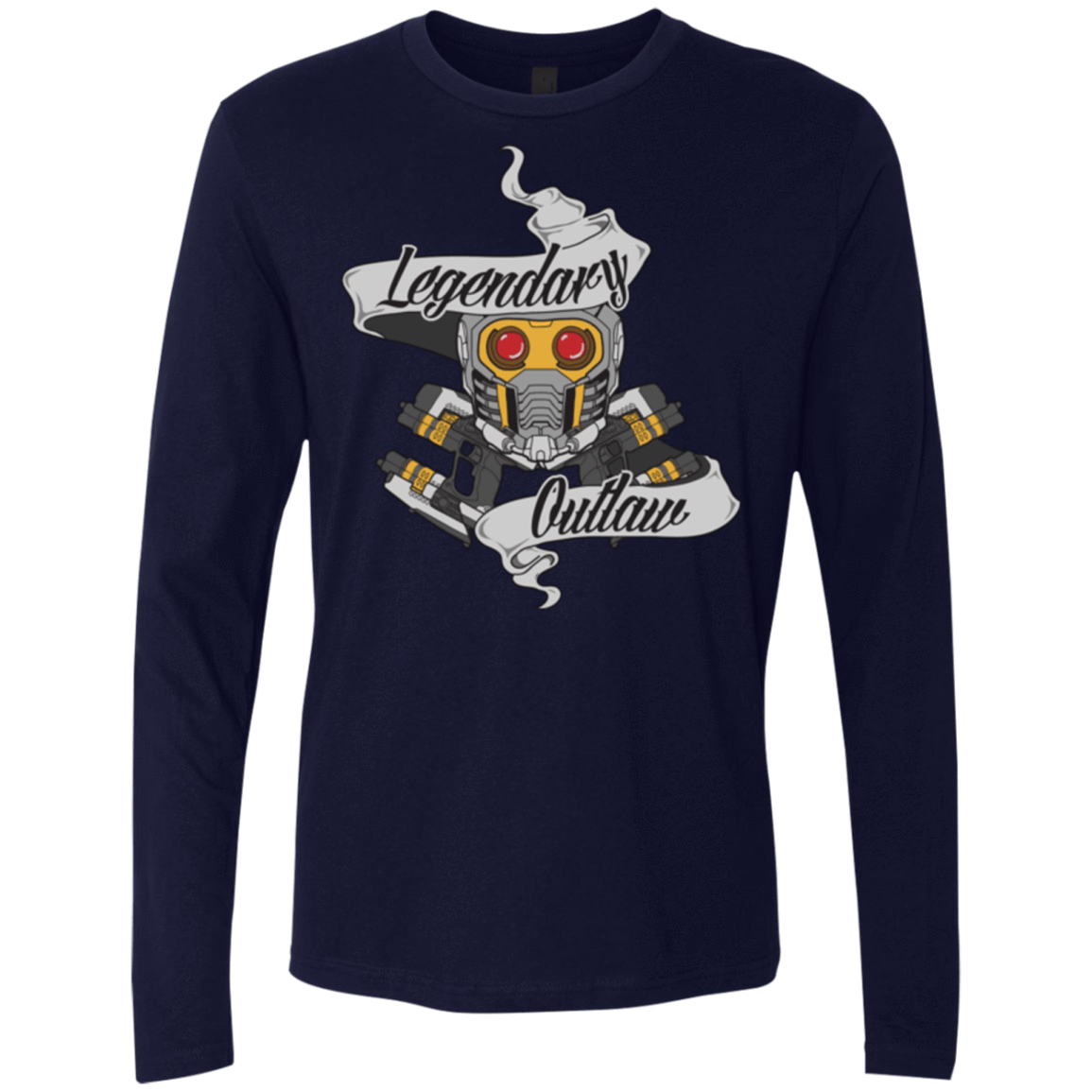 T-Shirts Midnight Navy / Small Legendary Outlaw Men's Premium Long Sleeve