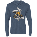 T-Shirts Indigo / X-Small Legendary Outlaw Triblend Long Sleeve Hoodie Tee