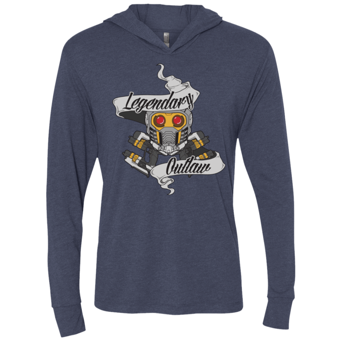 T-Shirts Vintage Navy / X-Small Legendary Outlaw Triblend Long Sleeve Hoodie Tee