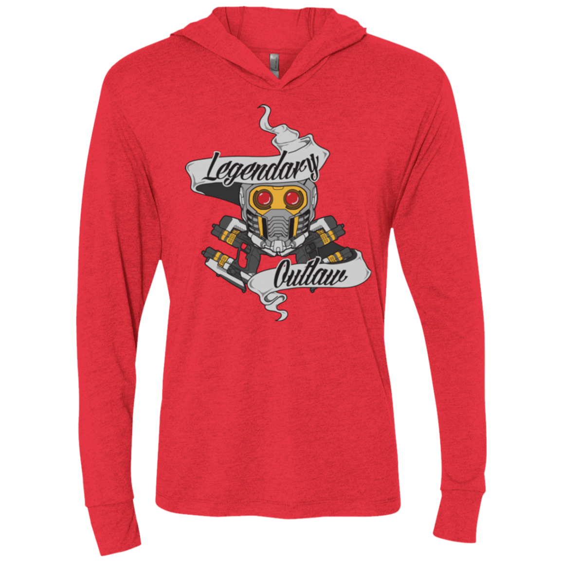 T-Shirts Vintage Red / X-Small Legendary Outlaw Triblend Long Sleeve Hoodie Tee