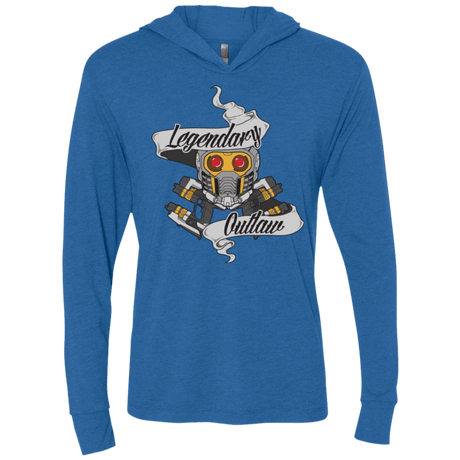 T-Shirts Vintage Royal / X-Small Legendary Outlaw Triblend Long Sleeve Hoodie Tee
